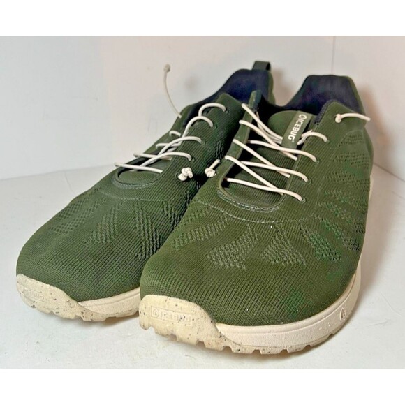 Icebug Shoes Mens 13 Olive Green Eli RB9X sneakers minimalist sustainable bloom - Picture 5 of 7